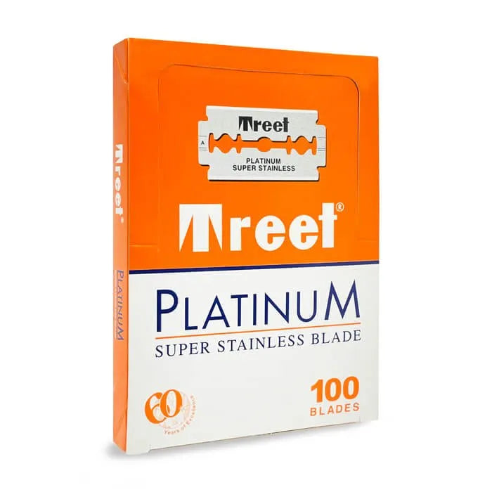 100 double edge razor blades Treet Platinum – Master Barber Store